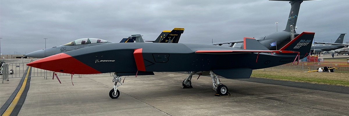Massive fighter-jet drone operated by tablet could soon be part of US Air Force Massive fighter-jet drone operated by tablet could soon be part of US Air Force