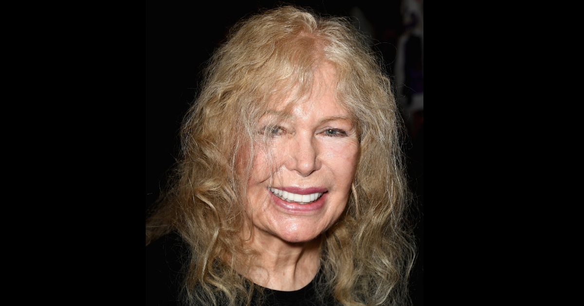 A photo of actor Loretta Swit on a black background