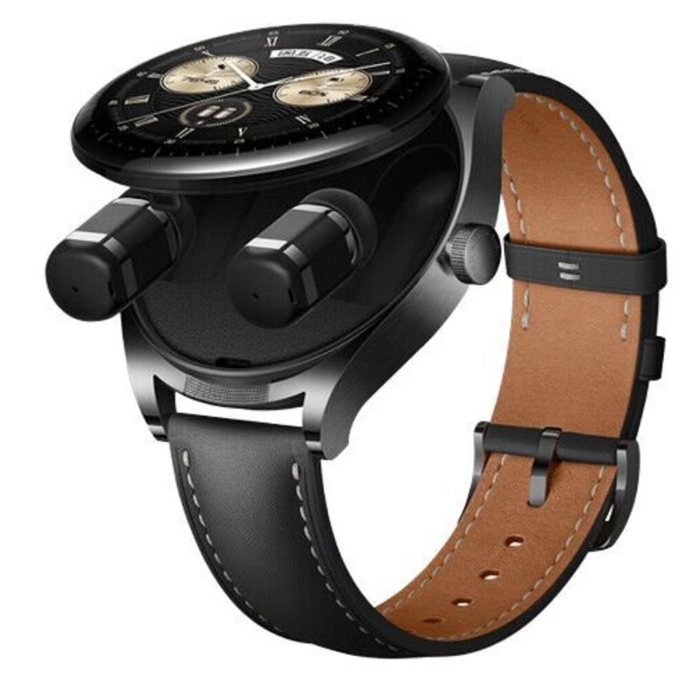 a product shot of Huawei's new Watch buds