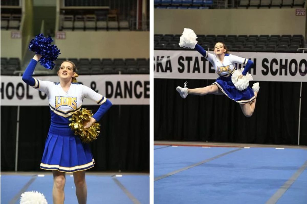 She cheered alone when her squad quit before a competition - Upworthy
