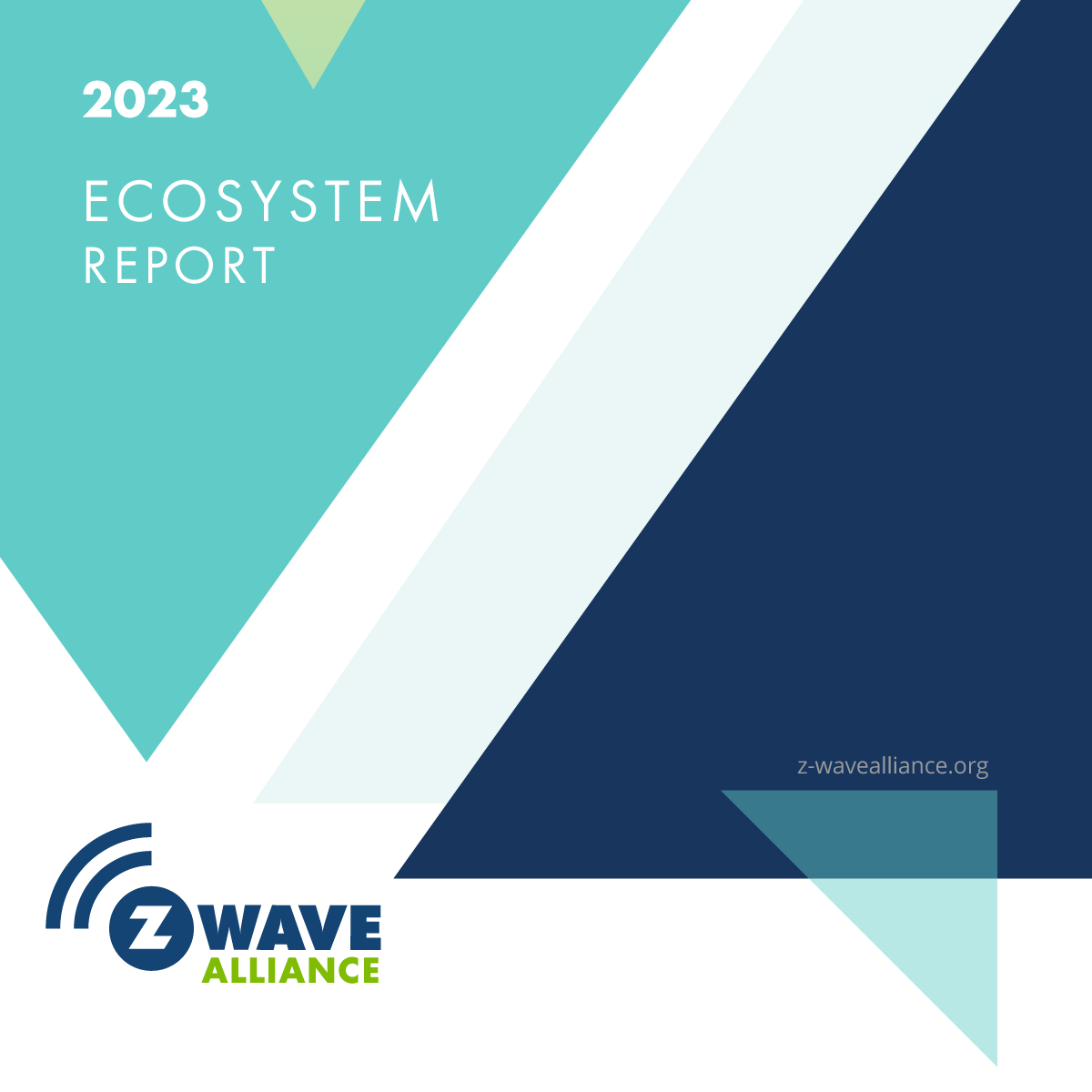 a screeshot of Z-Wave Alliance Ecosystem Report cover