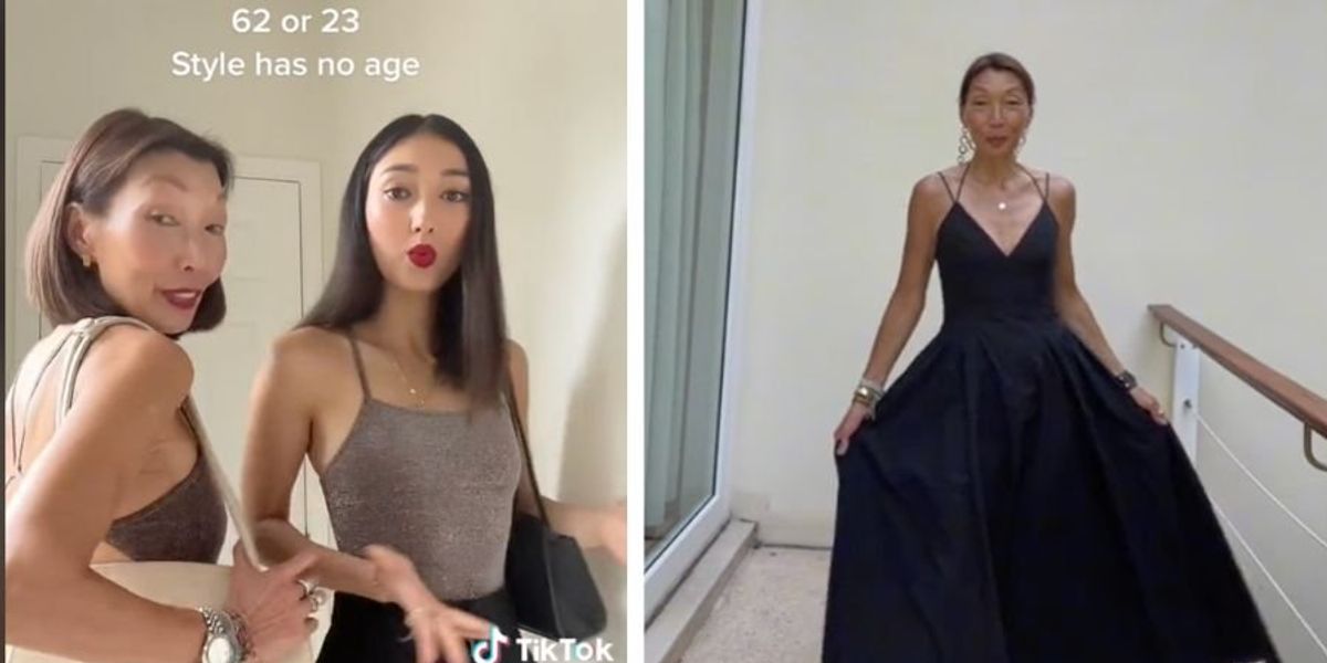 62-year-old fashionista on TikTok says style has no age - Upworthy