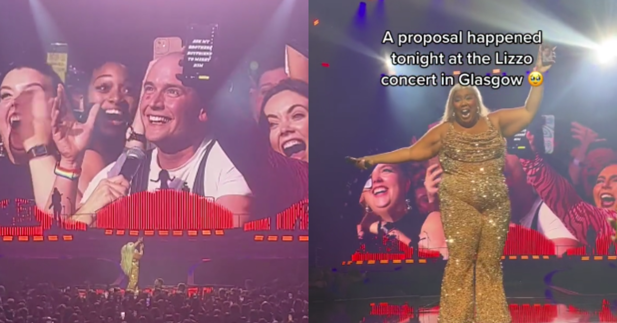 screenshots from Twitter and TikTok videos of the proposal