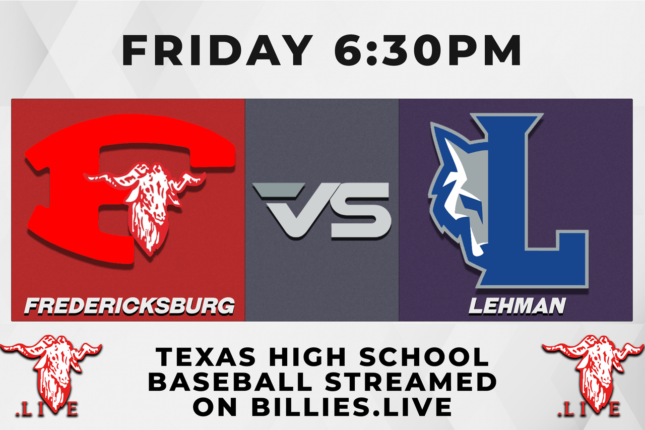 6:30PM - Baseball: Fredericksburg vs. Lehman