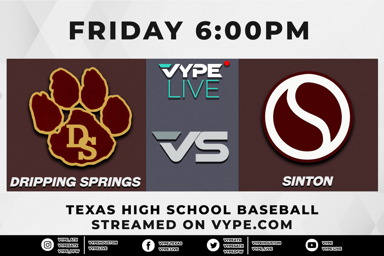 6PM - Baseball | Keith Tuck Memorial: Dripping Springs vs. Sinton