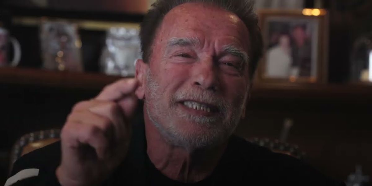 Arnold Schwarzenegger uses his Nazi dad to explain the dangers of