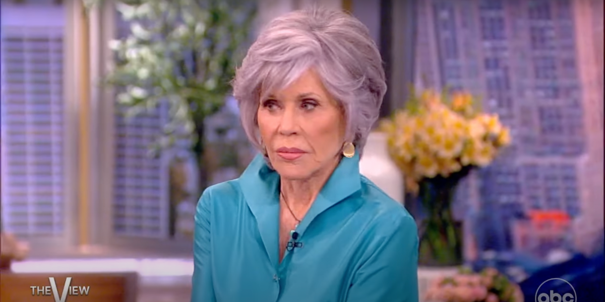 NextImg:Jane Fonda suggests murdering pro-lifers as a way to push pro-choice agenda, later says she was joking