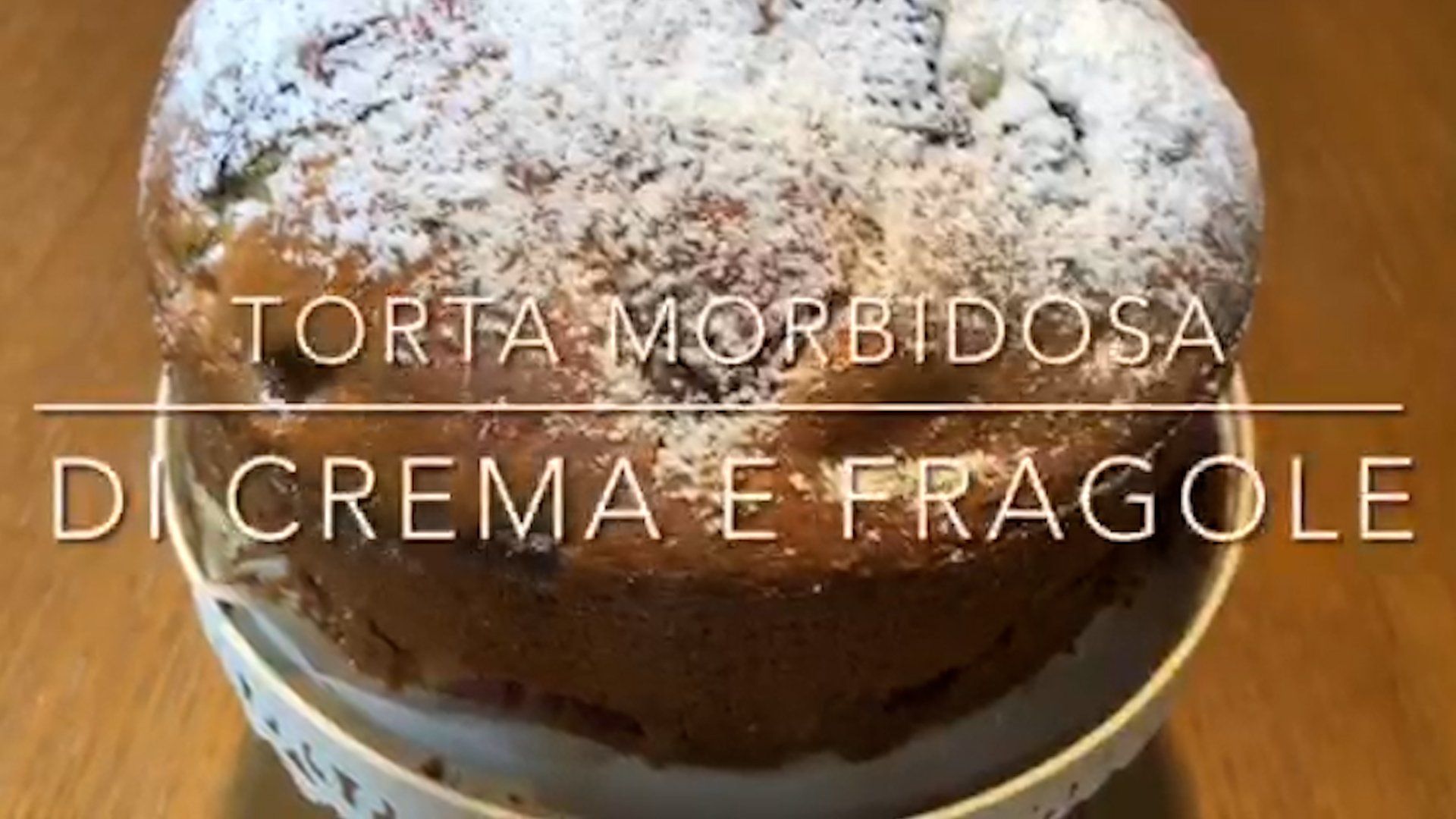 Cuciniamo insieme: torta morbidosa di fragole e crema