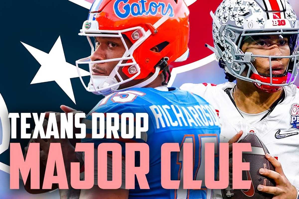 Texans just dropped biggest clue yet on which QB they're drafting
