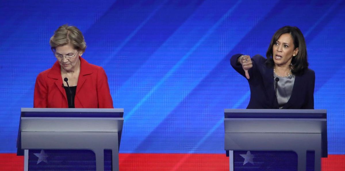 NextImg:Kamala Harris is big mad at Elizabeth Warren for not immediately endorsing her VP candidacy: Report