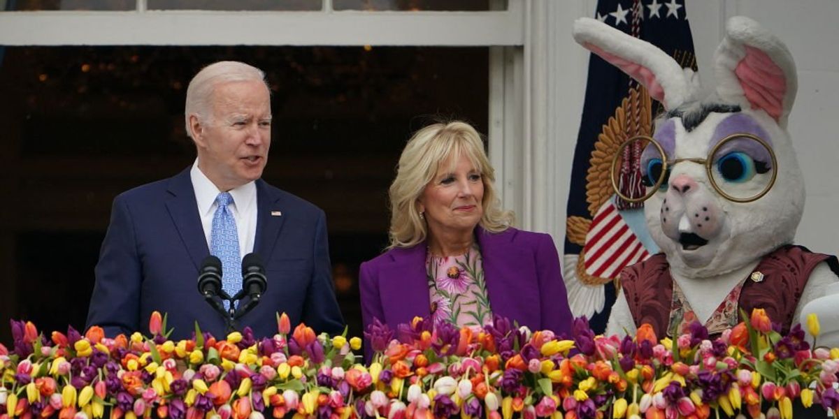 NextImg:Punny PETA letter presses first lady Jill Biden to block use of real eggs at White House Easter egg roll