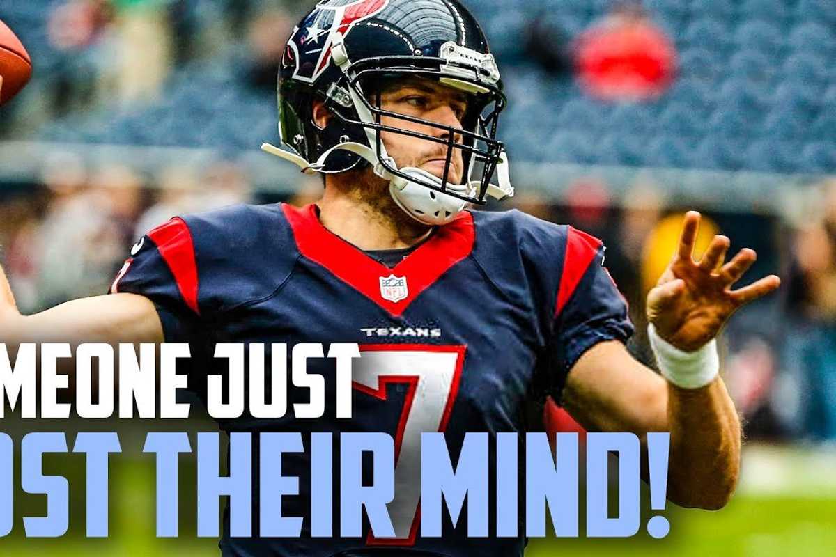Listen to this radio host lose it when Houston Texans sign new QB