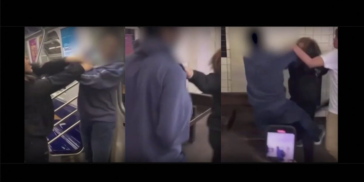 NextImg:Video: Teen with autism dragged off Manhattan subway train as youths gang up, punch him in face repeatedly while commuters watch