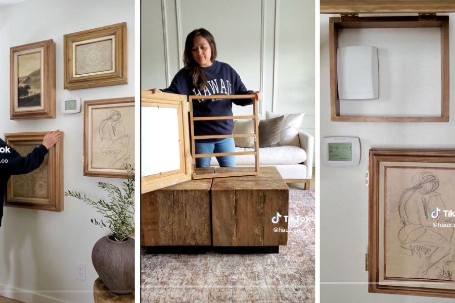 Woman shares genius DIY hack for hiding storage shelves pic