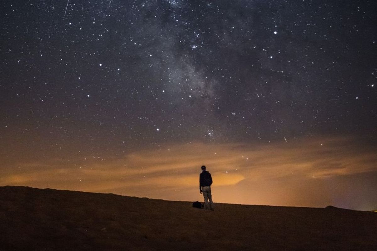 nigh sky, stars