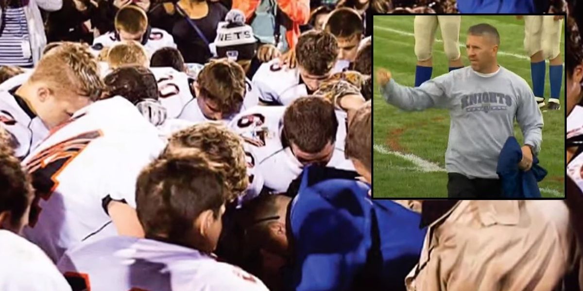 NextImg:'I thank God for answering our prayers': High school football coach, fired 7 years ago for praying after games, finally gets his old job back