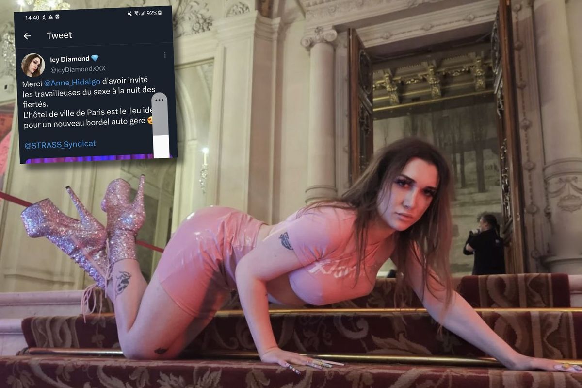 L’escort trans ospite della Hidalgo trasforma il comune in un set porno