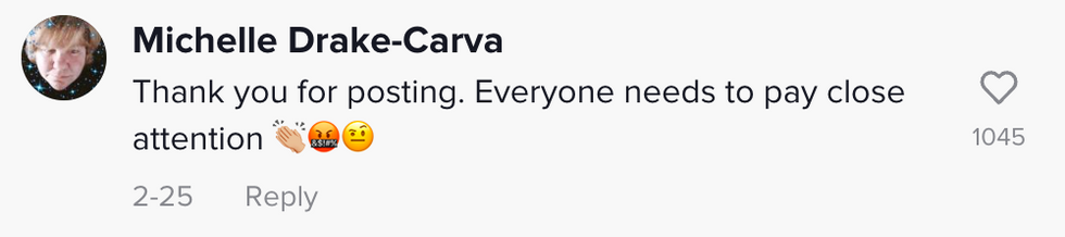 "Thank you for posting. Everyone needs to pay close attention [claping hands emoji][swearing emoji][raised eyebrow emoji]"