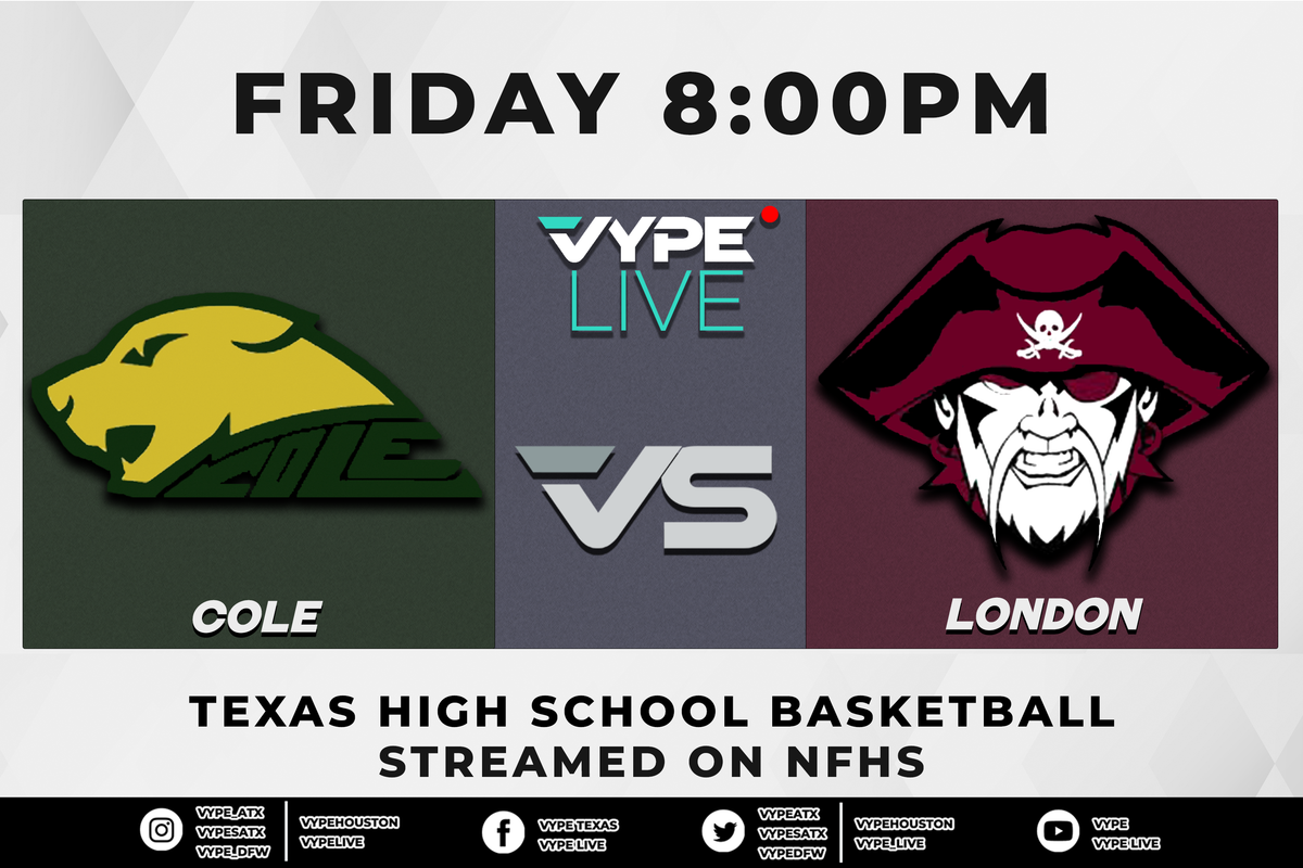 8PM - NFHS | 3A Boys Basketball, Region IV Semifinal: Cole vs. London