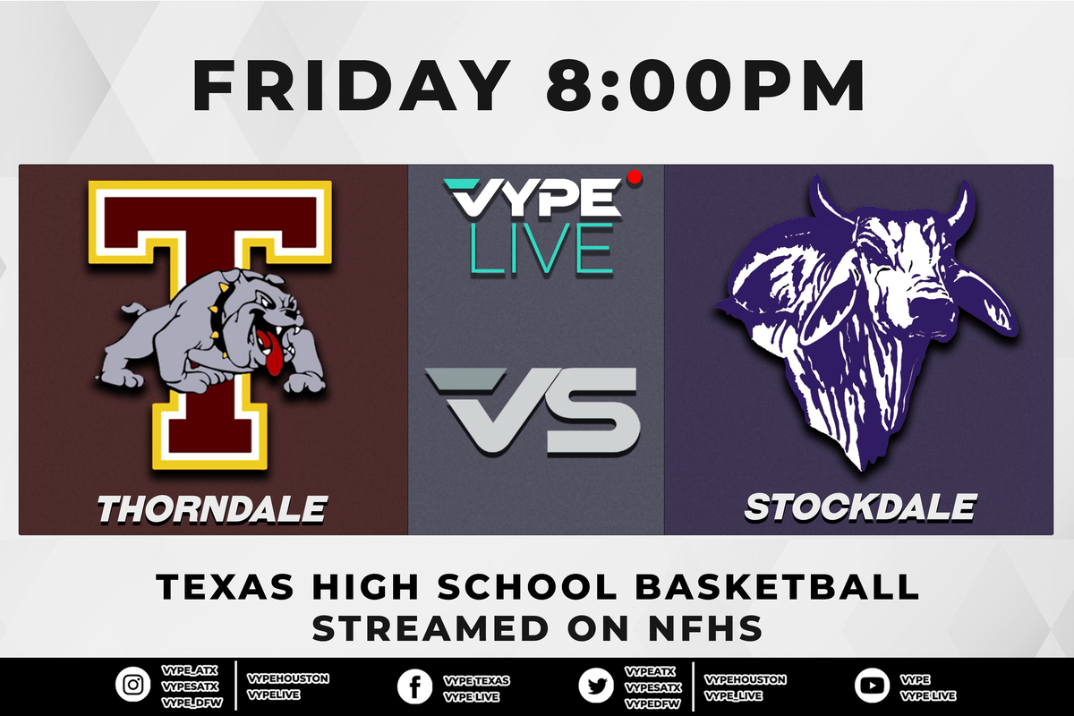 8PM - NFHS | 2A Boys Basketball, Region IV Semifinal: Thorndale vs. Stockdale