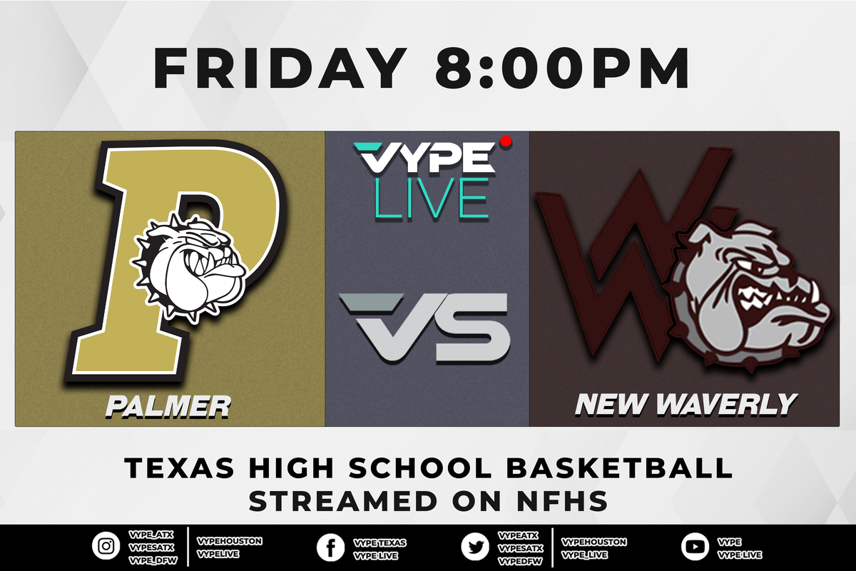 8PM - NFHS | 3A Boys Basketball, Region III Semifinal: Palmer vs. New Waverly
