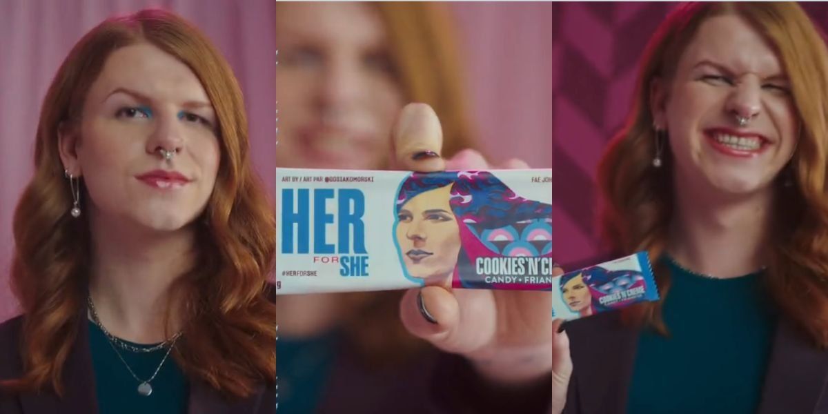 Conservatives Boycott Hershey's Over Trans Woman On Candy Bar VIDEO