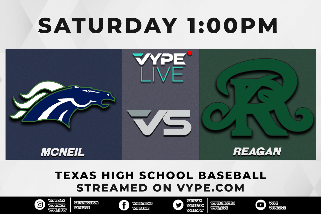 1PM - Baseball | RRISD Legends Classic: McNeil vs. Reagan
