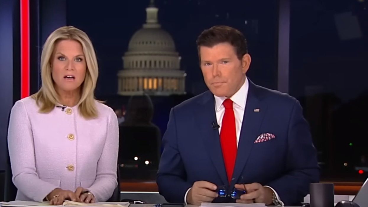 Martha MacCallum and  Bret Baier