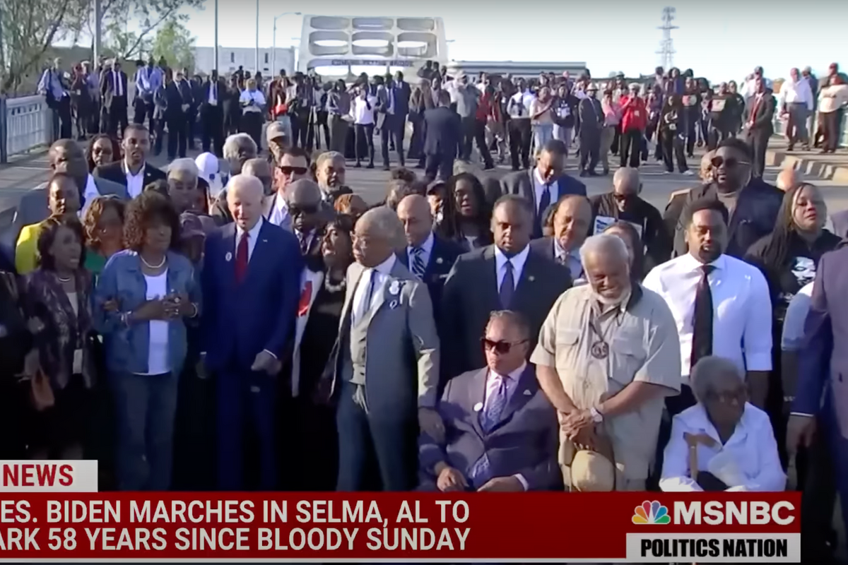 Joe Biden Marches For Truth In Selma