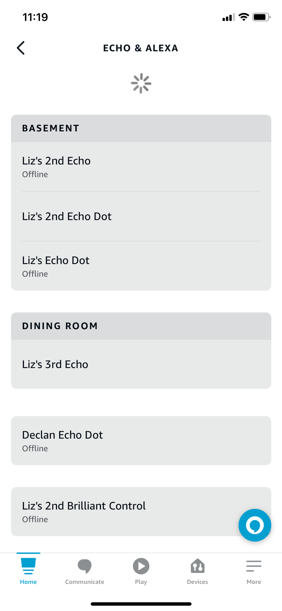 Alexa app