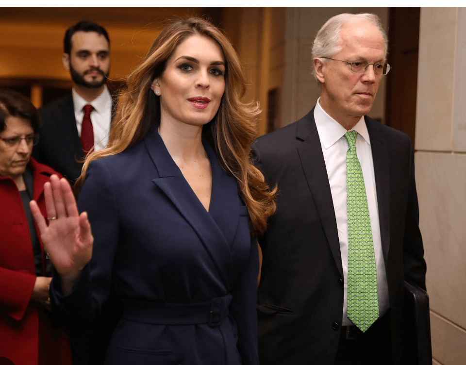 'Final Stages': Trump Aide Hicks Meets With Manhattan District Attorney