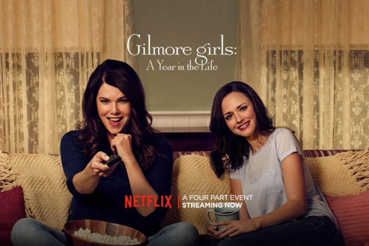 Gilmore Girls, Netflix, literature, pop culture, television