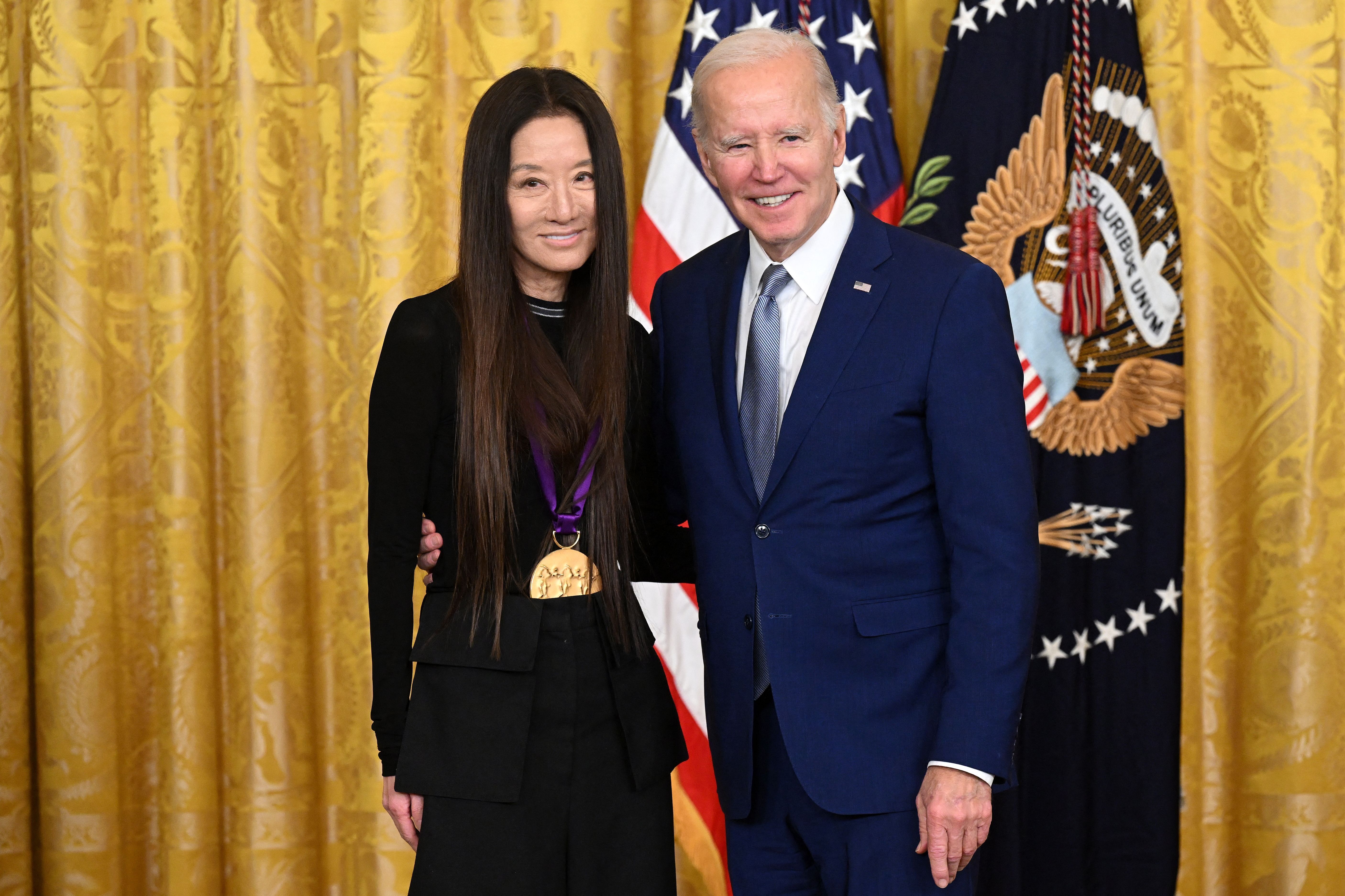 Joe Biden Honors Vera Wang With National Medal of Arts Award