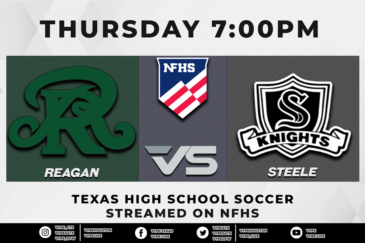 7PM - NFHS | 6A Boys Soccer, Bi-district: Reagan vs. Steele