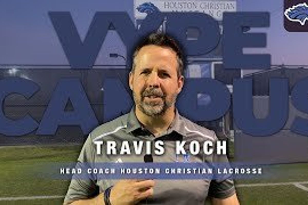 VYPE Coaches Corner: Coach Travis Koch of Houston Christian Boys Lacrosse