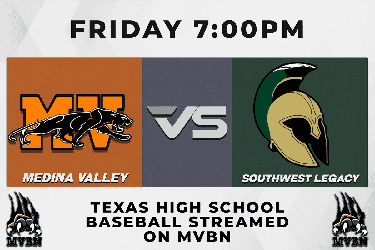 7PM - Baseball: Medina Valley vs. SW Legacy