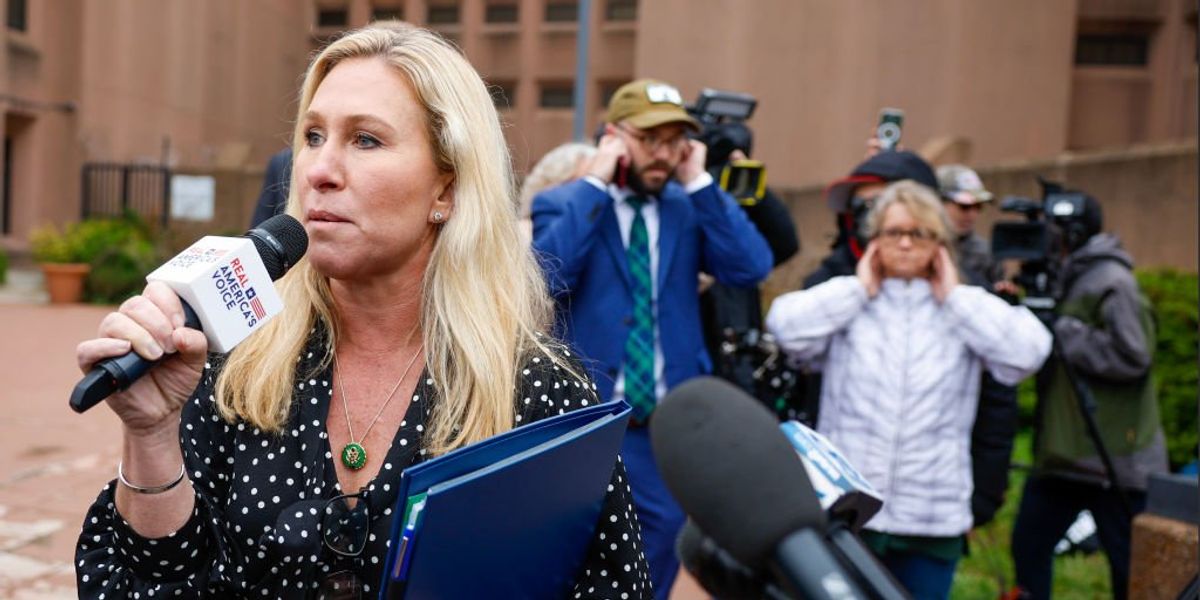 NextImg:Rep. Marjorie Taylor Greene alleges assault; calls for arrest of man who repeatedly blew whistle in others' ears