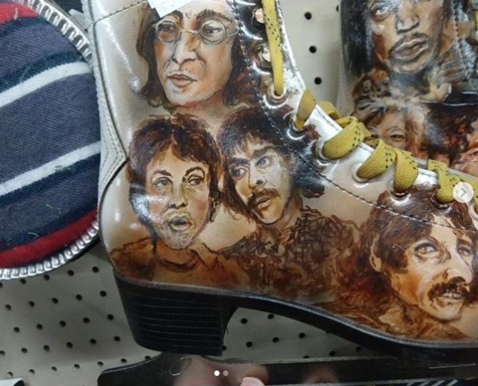 thrift store art, bad art, beatles