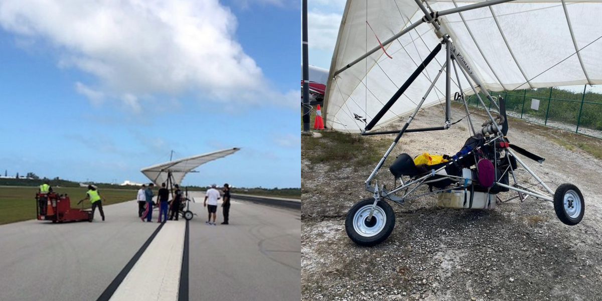NextImg:Cuban migrants land at Florida airport in motorized hang glider; detained by ICE