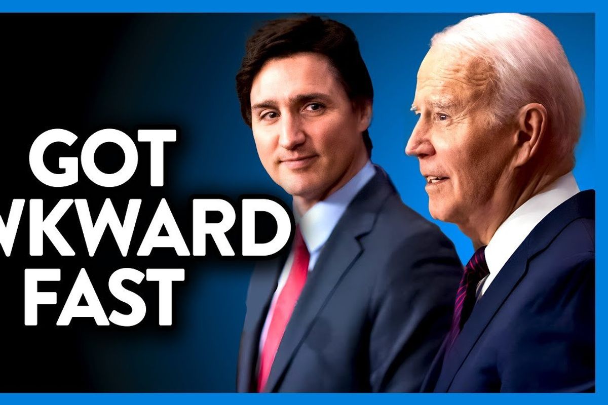 Biden's meeting with Trudeau got awkward faster than expected