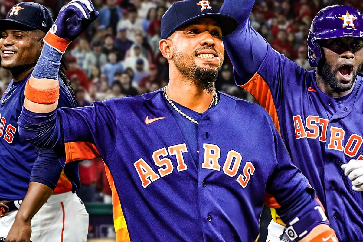 Astros Framber Valdez, Jose Abreu, Yordan Alvarez