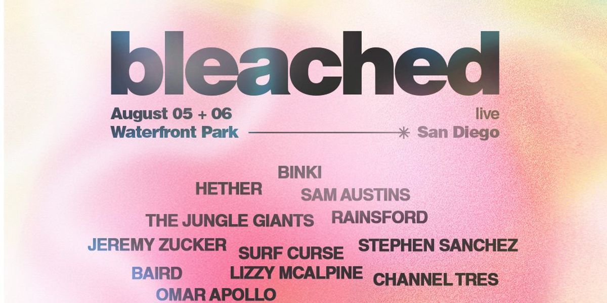 Bleached Festival Announces Inaugural Lineup
