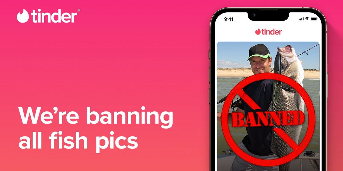 Tinder Bans Photos of Men Holding Fish