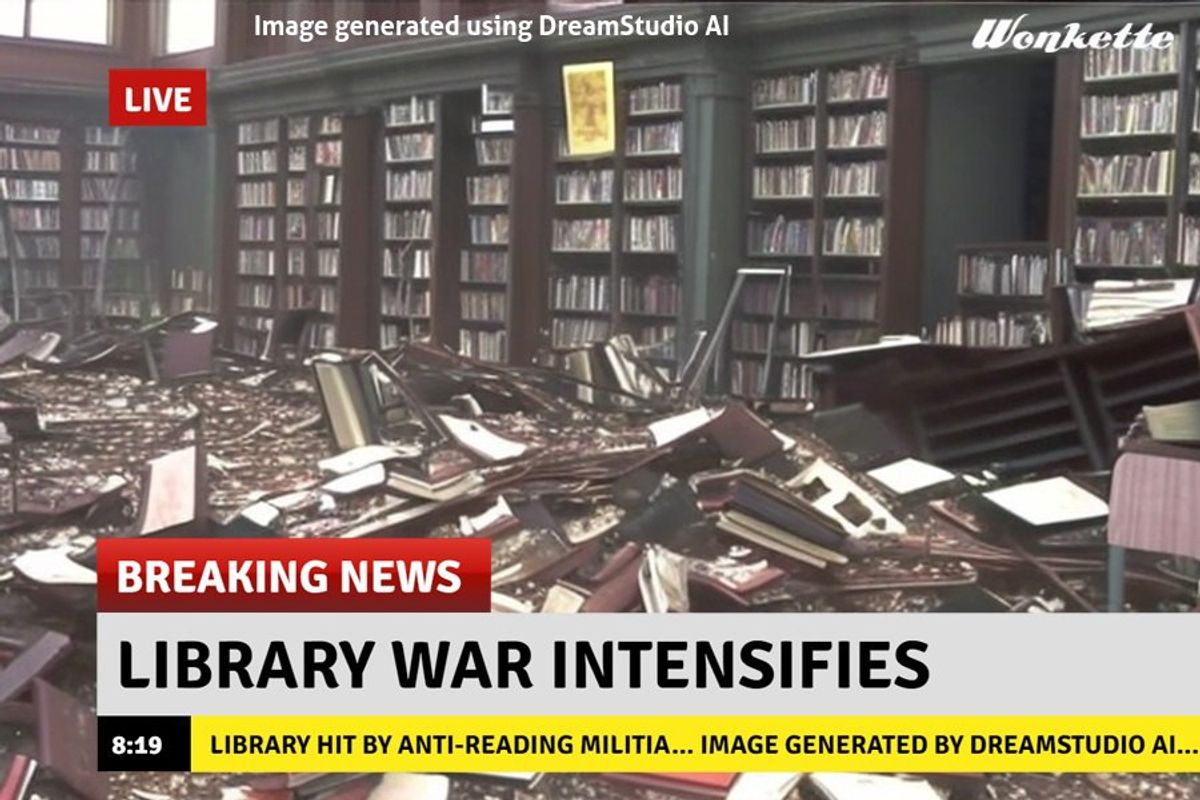 Can't Republicans Just Burn All The Library Books And Get It Over With Already