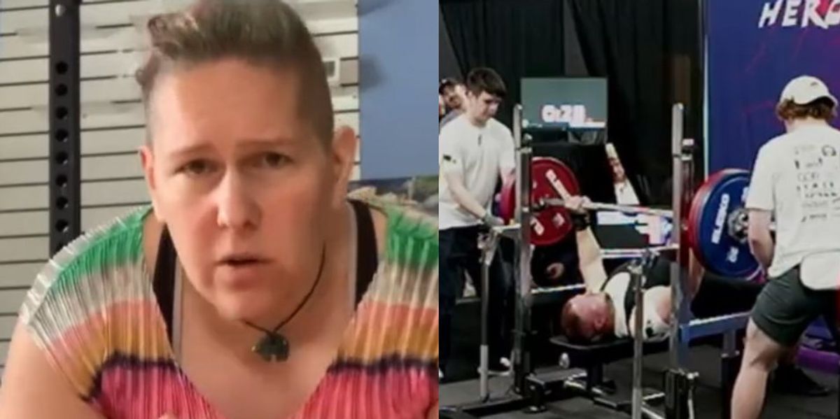 NextImg:Male powerlifting coach crushes female bench record previously set by male transsexual — just to prove a point