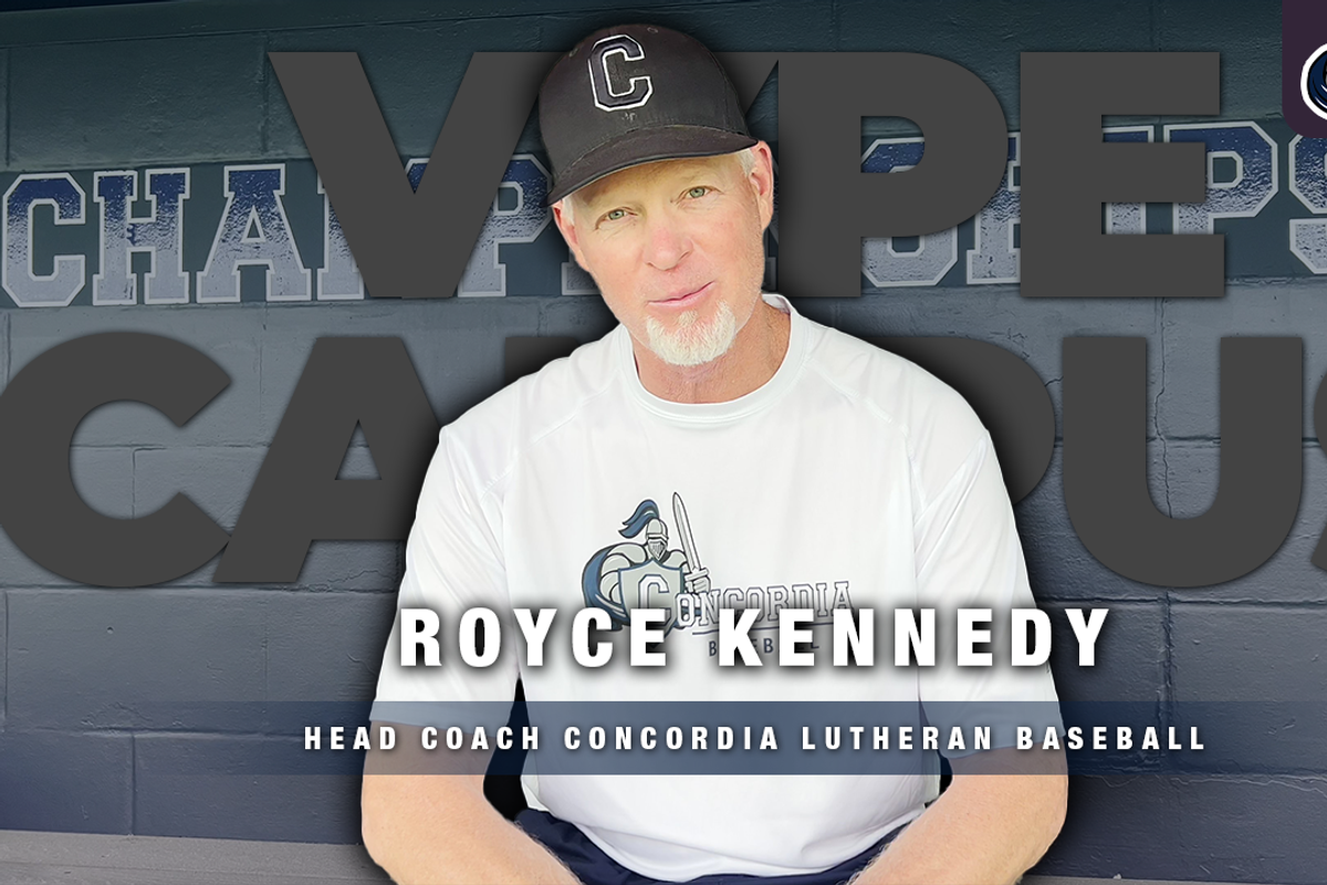 VYPE Coaches Corner: Royce Kennedy Head Coach Concordia Lutheran Baseball