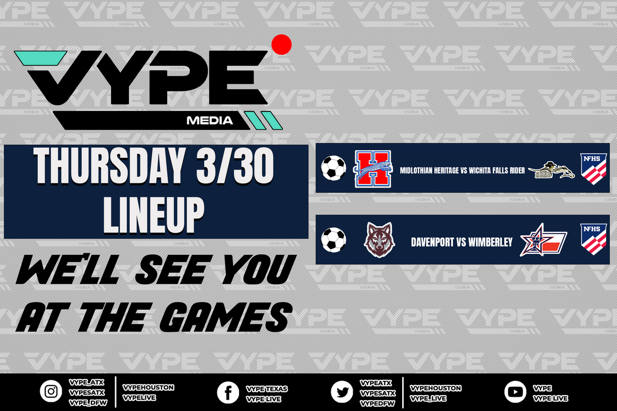 VYPE Live Lineup - Thursday 3/30/23
