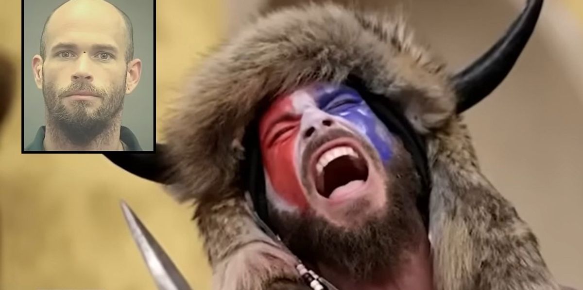 NextImg:QAnon Shaman released from prison just weeks after Tucker Carlson airs footage of January 6