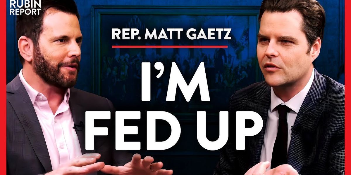 NextImg:Matt Gaetz hit a breaking point with DC corruption