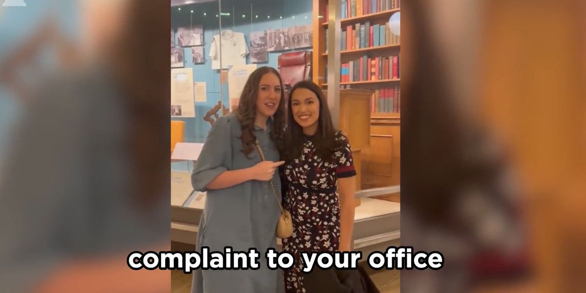 NextImg:AOC poses with Libs of TikTok founder — who then shocks Dem lawmaker with notice of ethics complaint